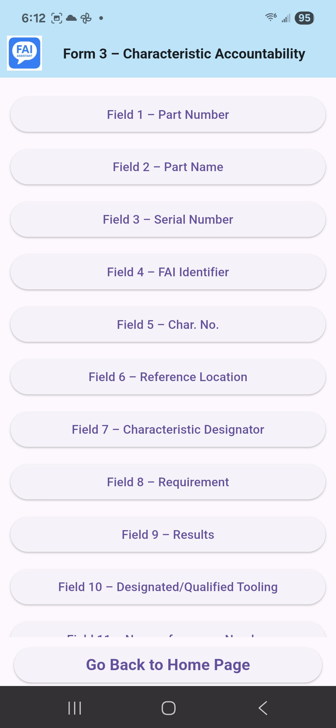 Form 3 Scrollables Screen
